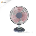 Ventilador de mesa eléctrico personalizado de 16 pulgadas kaidi ventilador de mesa de bajo ruido interior 220 v ventiladores de mesa de pedestal con base cuadrada blanca con temporizador